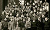 1955 mit Lehrer Hase